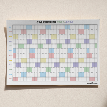 Calendrier Géant - Rentrée 2025-2026